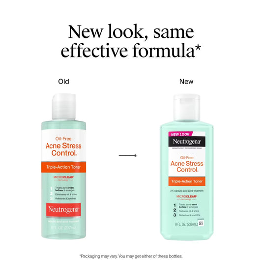 Neutrogena® Oil-Free Acne-Fighting Stress Control Triple-Action Toner, 8 Fl. Oz - US 9098
