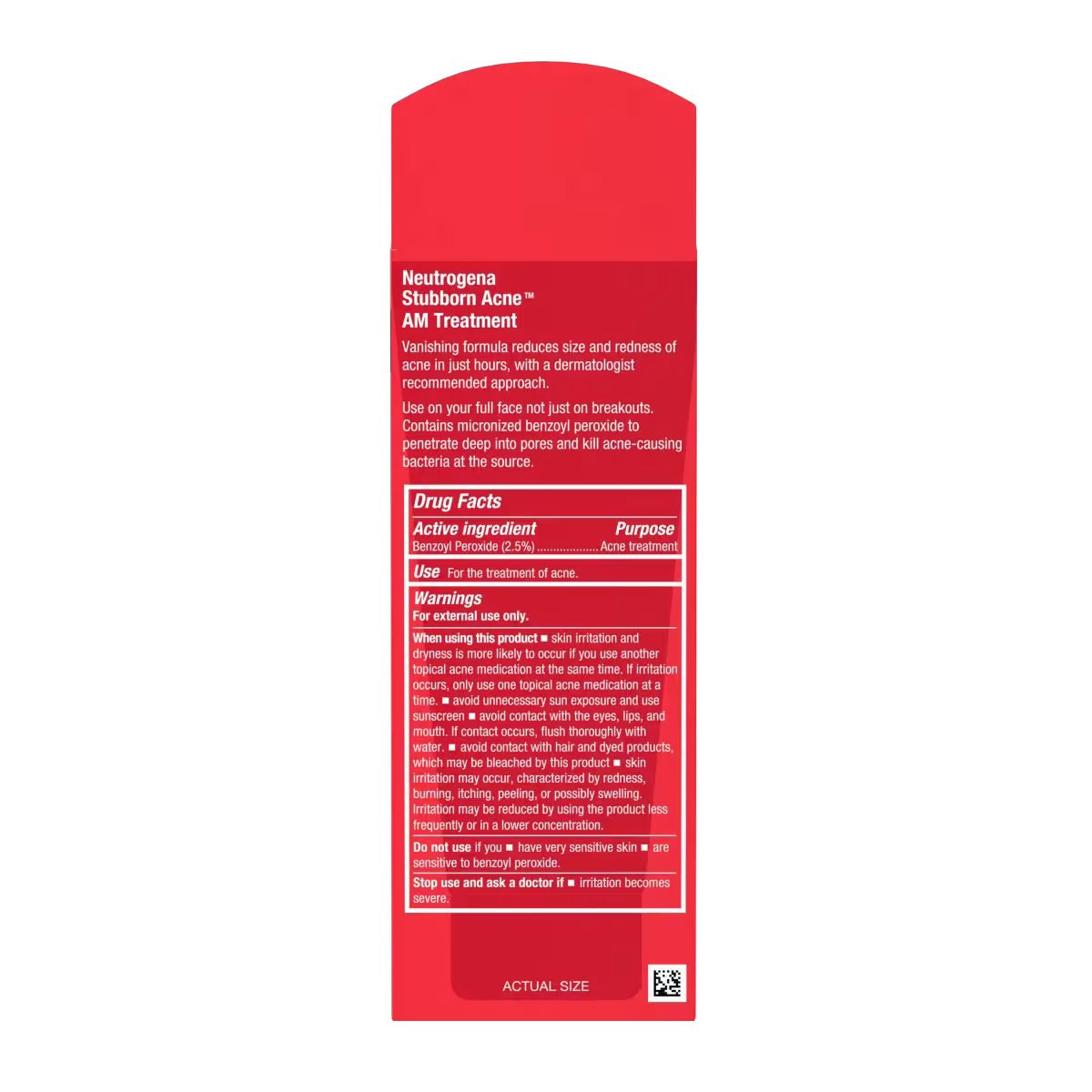 Neutrogena® Stubborn Acne AM Treatment, 2 Oz - US 7134