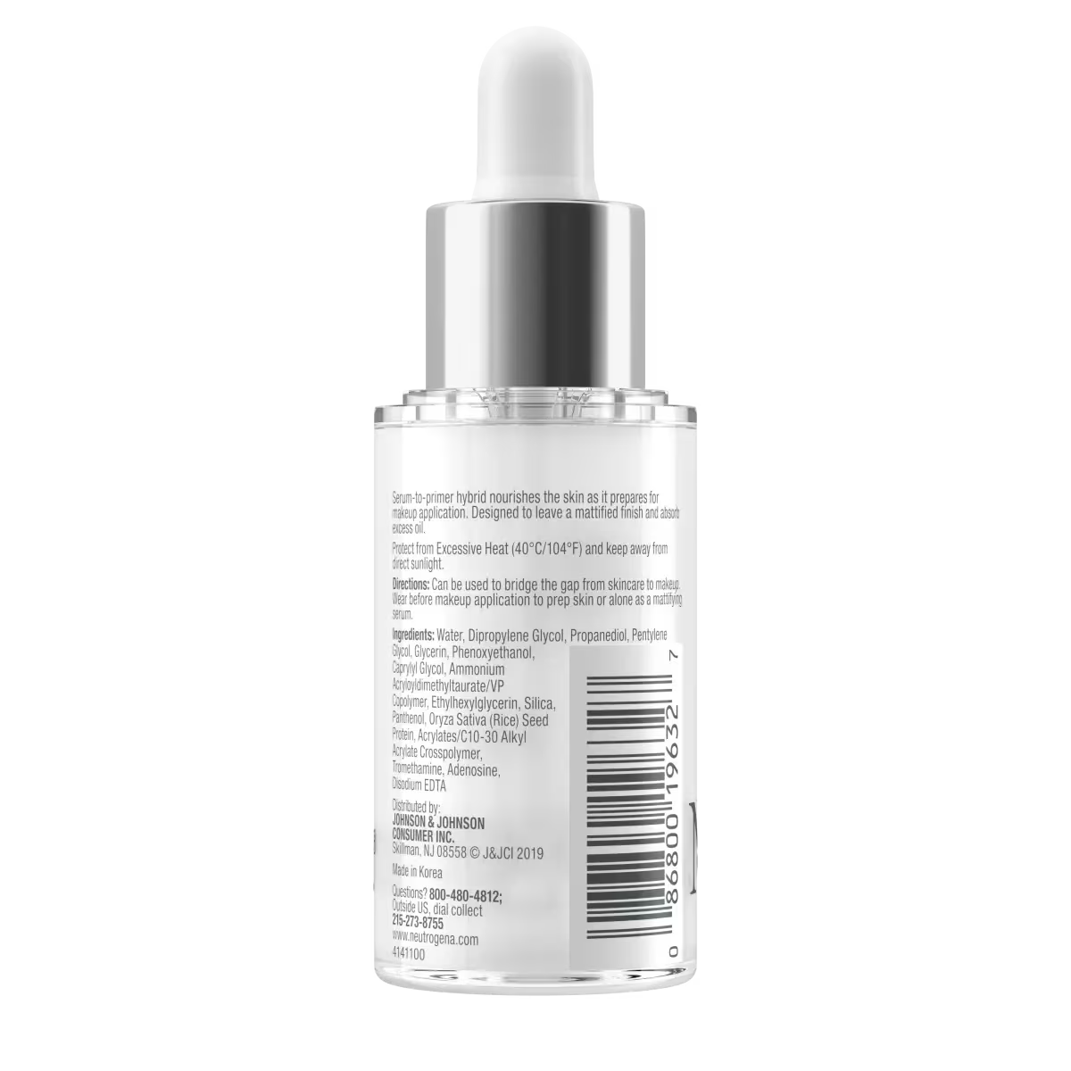 Neutrogena® Shine Control Matte Booster Face Primer + Serum, 1.0 Fl. Oz - US 1157