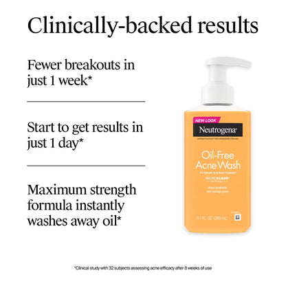 Neutrogena® Oil Free Acne Wash 16 Fl Oz - US 1375