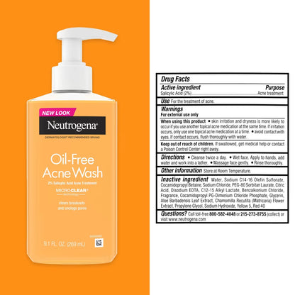 Neutrogena® Oil Free Acne Wash 16 Fl Oz - US 1375