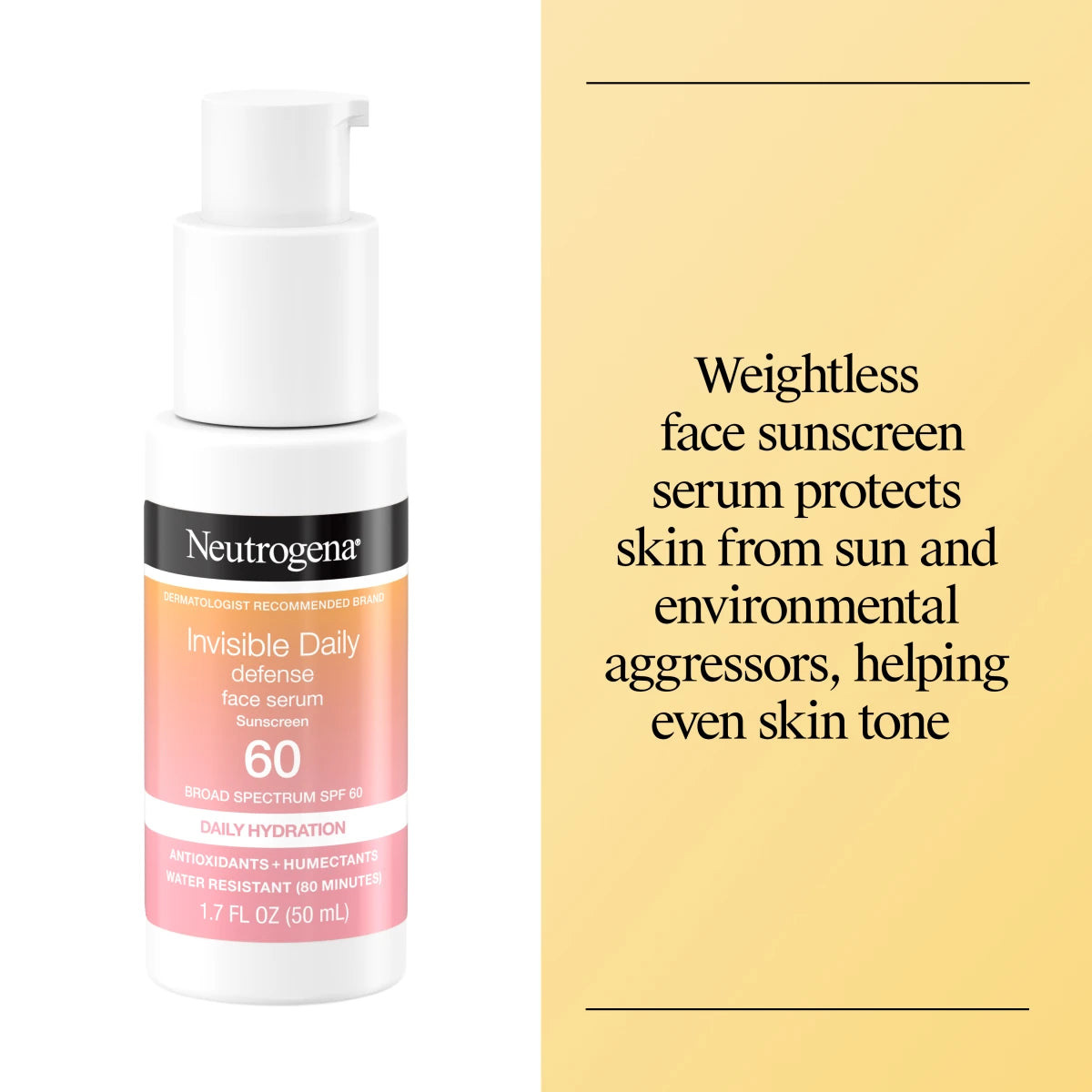 Invisible Daily Defense Face Serum SPF 60+ - US 2844