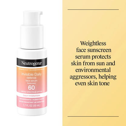 Invisible Daily Defense Face Serum SPF 60+ - US 2844