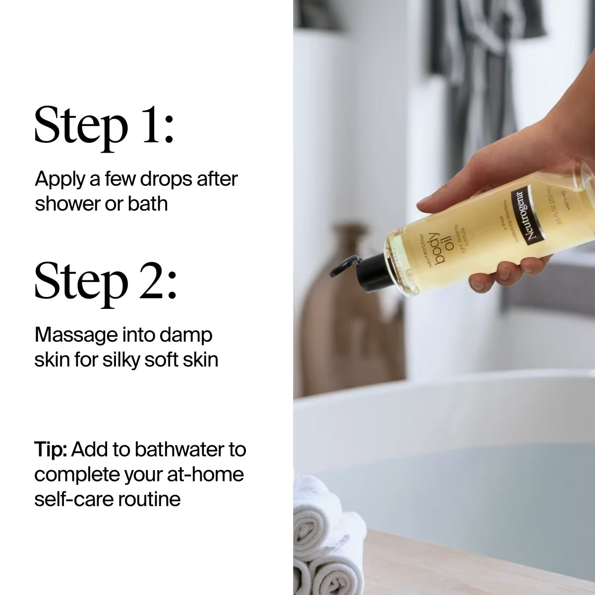 Neutrogena® Body Oil, Light Sesame Formula, 16 Fl. Oz - US 1651