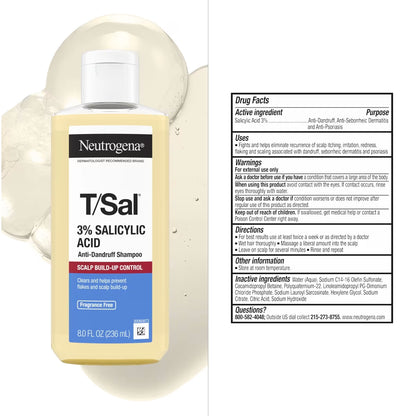 Neutrogena® T/Sal 3% Salicylic Acid Anti-Dandruff Shampoo, 8 Fl. Oz - US 2144