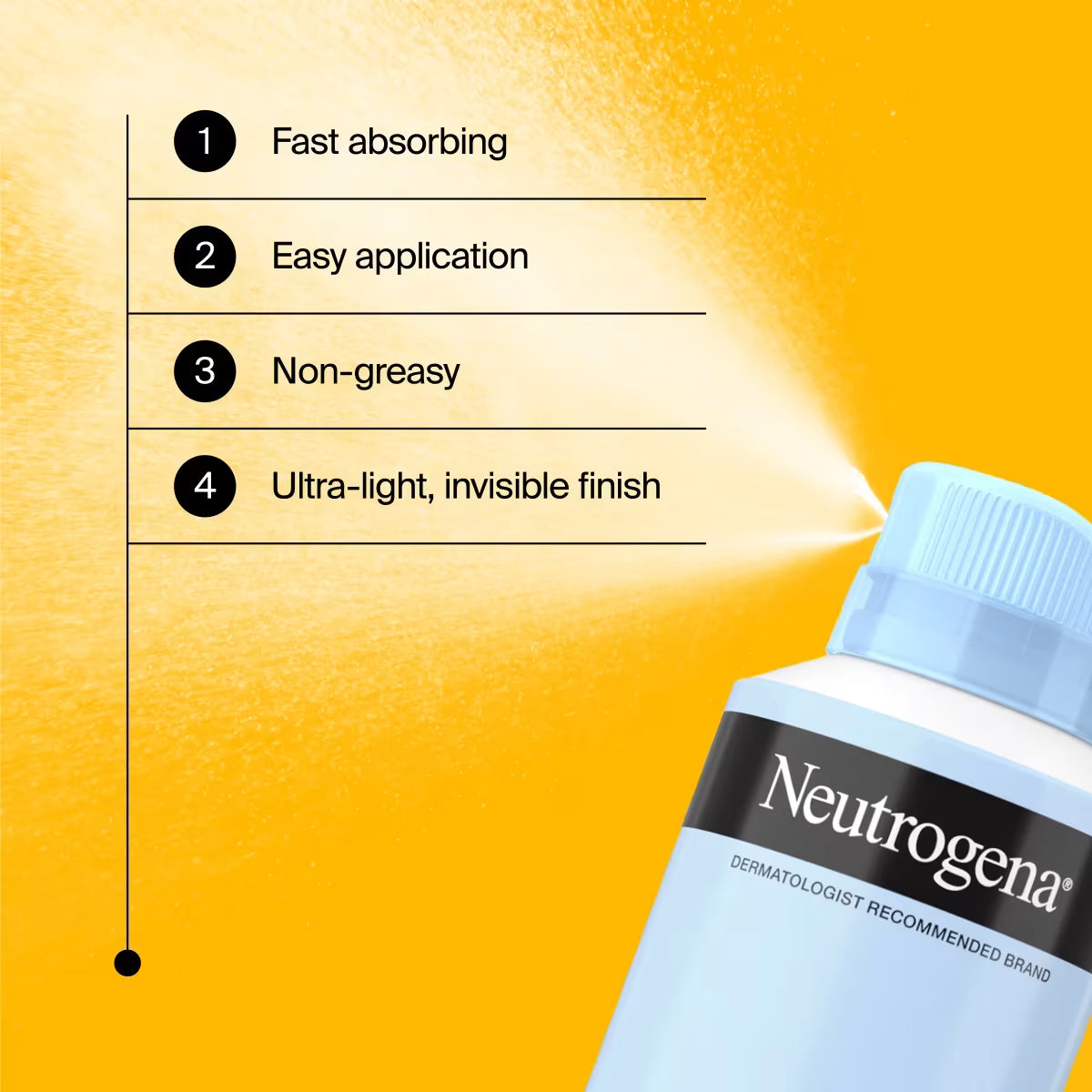Neutrogena® Ultra Sheer Body Mist Sunscreen Broad Spectrum SPF 70, 5 Oz - US 0371
