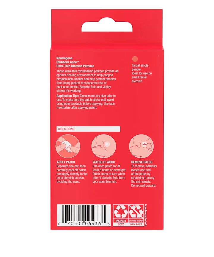 Neutrogena Stubborn Acne® Ultra-Thin Blemish Patches - 16 Ct Patches - US 2409