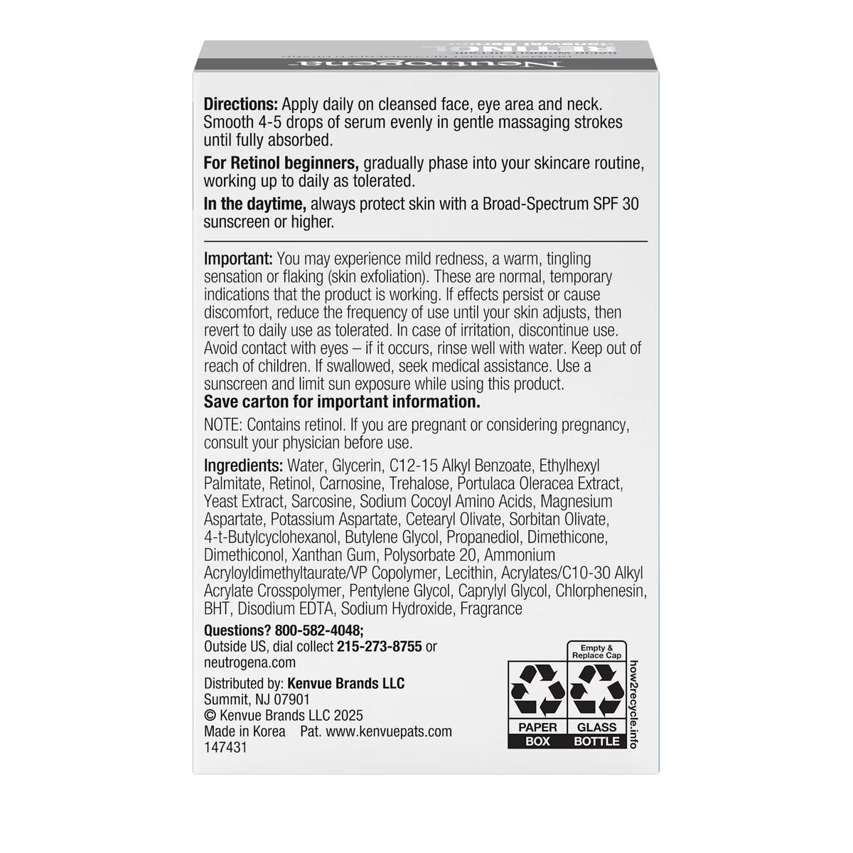 Neutrogena® 2-Steps to Younger-Looking Skin Regimen Duo - US 9029