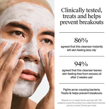 Neutrogena® Evenly Clear™ Acne Cleansing Mask, 4.2 Fl oz - US 9093