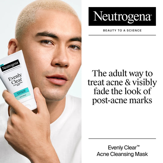 Neutrogena® Evenly Clear™ Acne Cleansing Mask, 4.2 Fl oz - US 9093