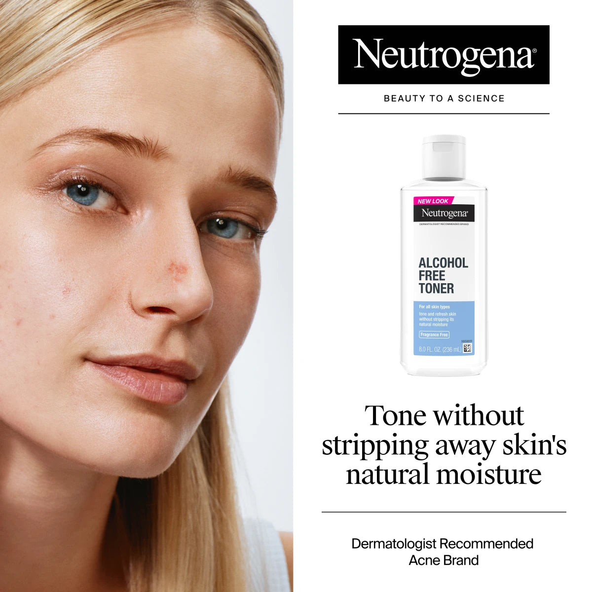 Neutrogena® Alcohol-Free Toner, Fragrance Free, 8.0 Fl. Oz - US 0718