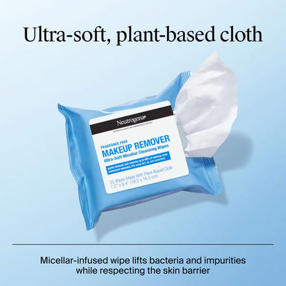 Neutrogena® Makeup Remover Cleansing Towelettes, Fragrance Free, 21 Count - US 1598