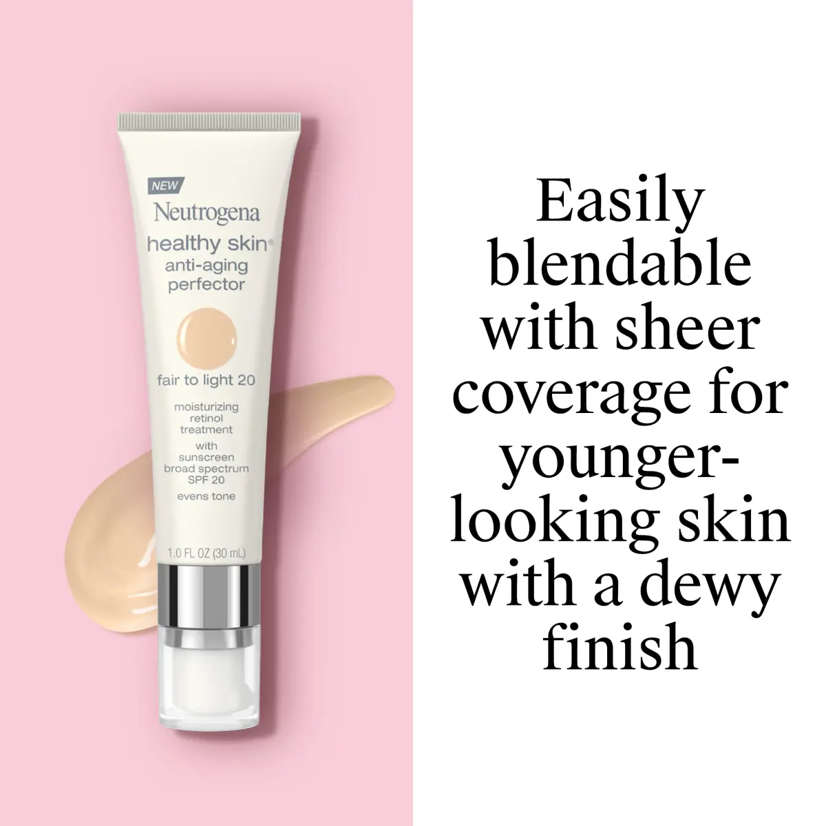 Neutrogena® Healthy Skin Anti-Aging Perfector SPF 20, 20 Fair to Light, 1 Fl. Oz - US 1749