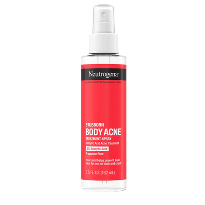 Neutrogena® Stubborn Body Acne Treatment Spray, Fragrance Free, 5.5 Fl. Oz - US 8110