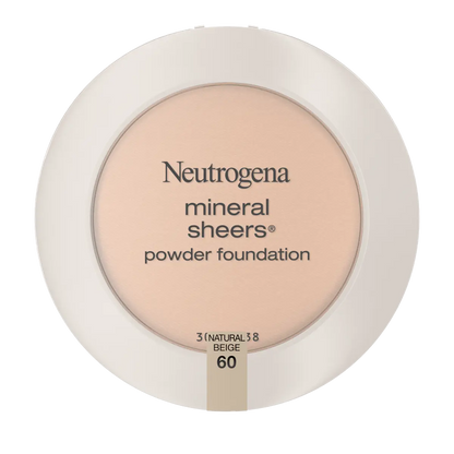 Neutrogena® Mineral Sheers Compact Powder Foundation, Natural Beige 60, .34 Oz - US 4425