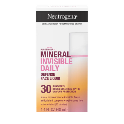 Neutrogena® Purescreen+ Invisible Daily Defense Mineral Face Liquid With SPF 30 - US 4319