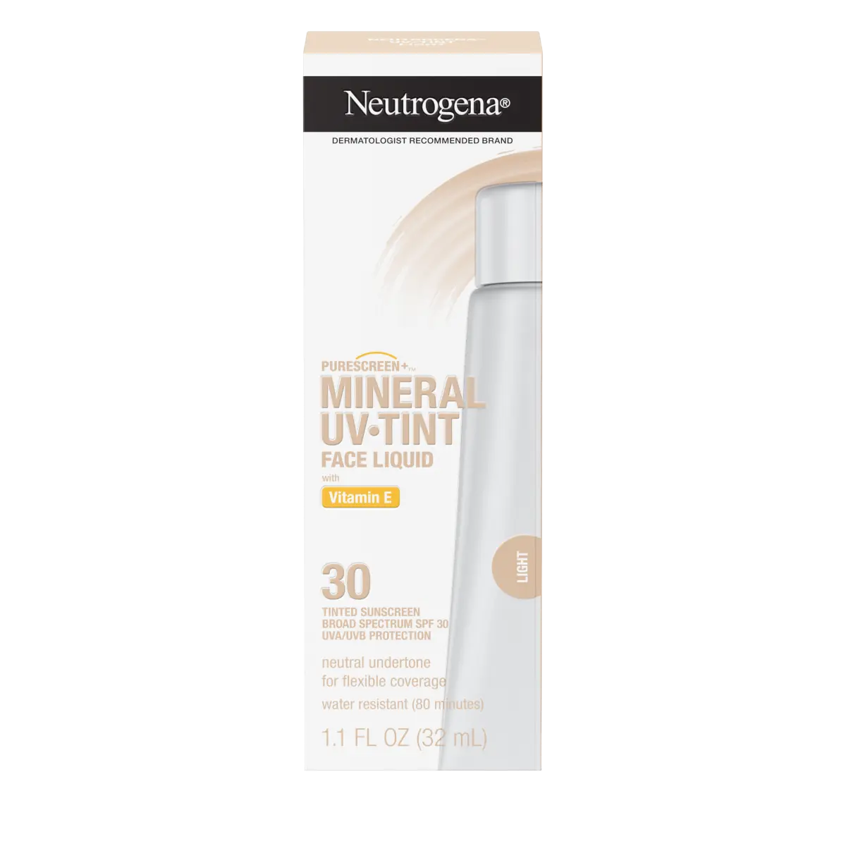 Neutrogena® Purescreen+™ Mineral UV Tint Face Liquid Sunscreen - Light - US 6538