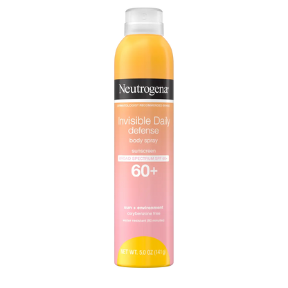 Neutrogena® Invisible Daily Defense Body Spray Sunscreen Broad Spectrum SPF 60+, 5.0 Oz - US 4249
