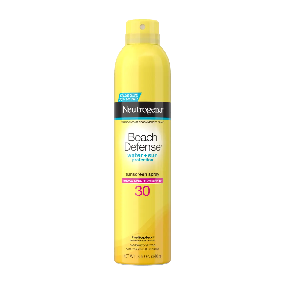 Beach Defense® Water + Sun Protection Sunscreen Spray Broad Spectrum SPF 30 - US 9065