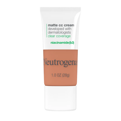 Neutrogena® Clear Coverage Flawless Matte CC Cream, Ginger 7.5, 1 Oz - US 9536