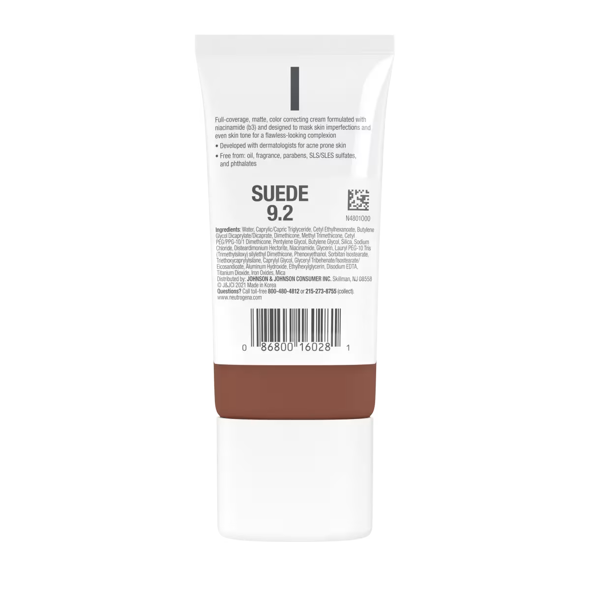 Neutrogena® Clear Coverage Flawless Matte CC Cream, Suede 9.2, 1 Oz - US 8622