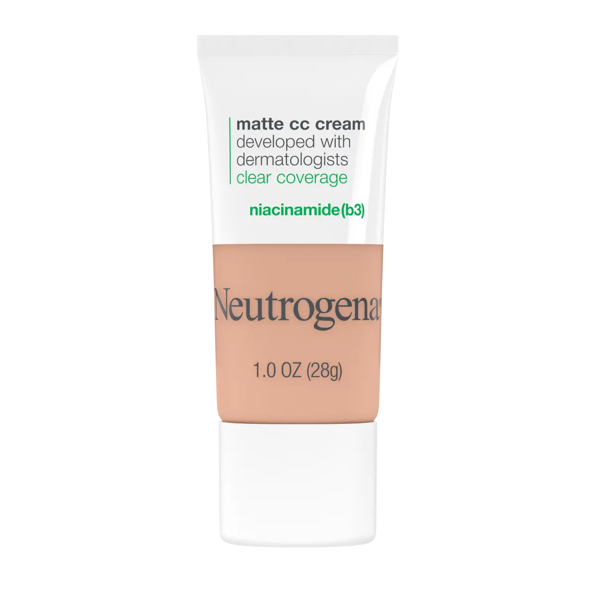 Neutrogena® Clear Coverage Flawless Matte CC Cream, Nougat 4.3, 1 Oz - US 1126