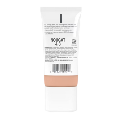 Neutrogena® Clear Coverage Flawless Matte CC Cream, Nougat 4.3, 1 Oz - US 1126