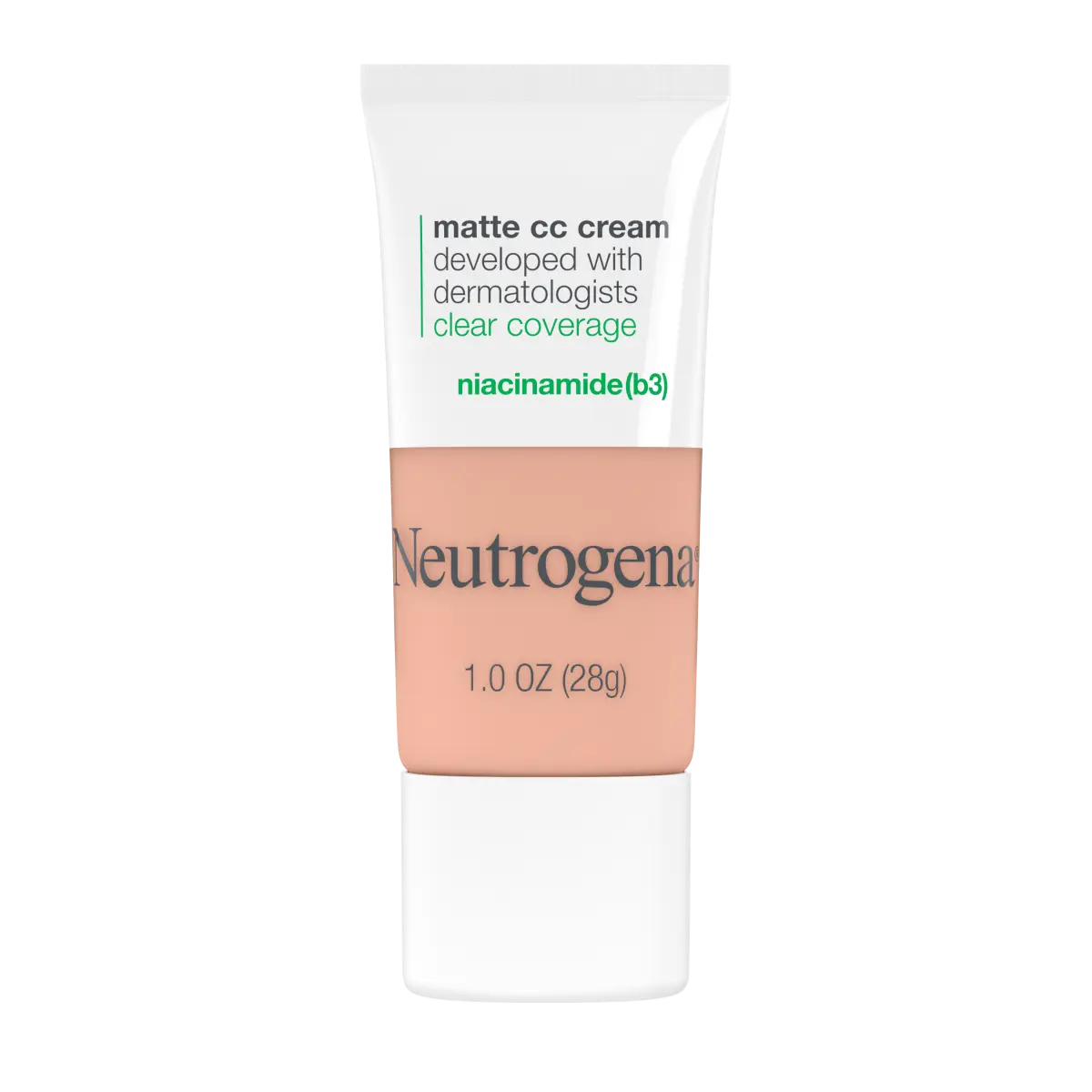 Neutrogena® Clear Coverage Flawless Matte CC Cream, Vanilla 3.0, 1 Oz - US 0424