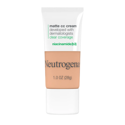 Neutrogena® Clear Coverage Flawless Matte CC Cream, Sand 4.0, 1 Oz - US 5366