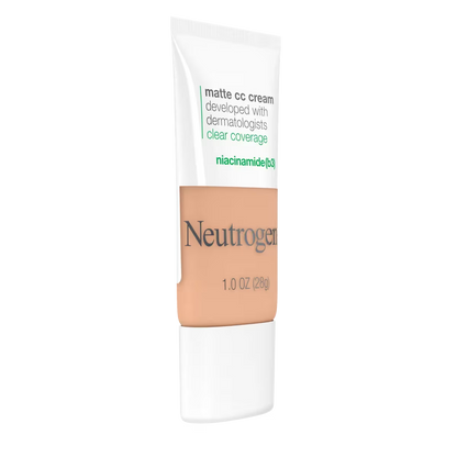 Neutrogena® Clear Coverage Flawless Matte CC Cream, Sand 4.0, 1 Oz - US 5366