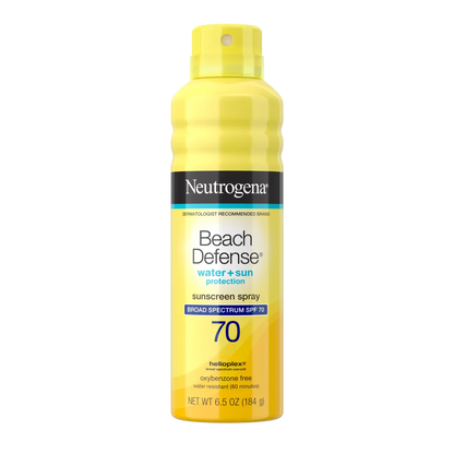 Beach Defense® Water + Sun Protection Sunscreen Spray Broad Spectrum SPF 70 - US 2586