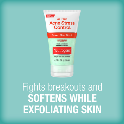 Neutrogena® Oil-Free Acne Stress Control Power-Clear Scrub, 4.2 Fl. Oz - US 6686