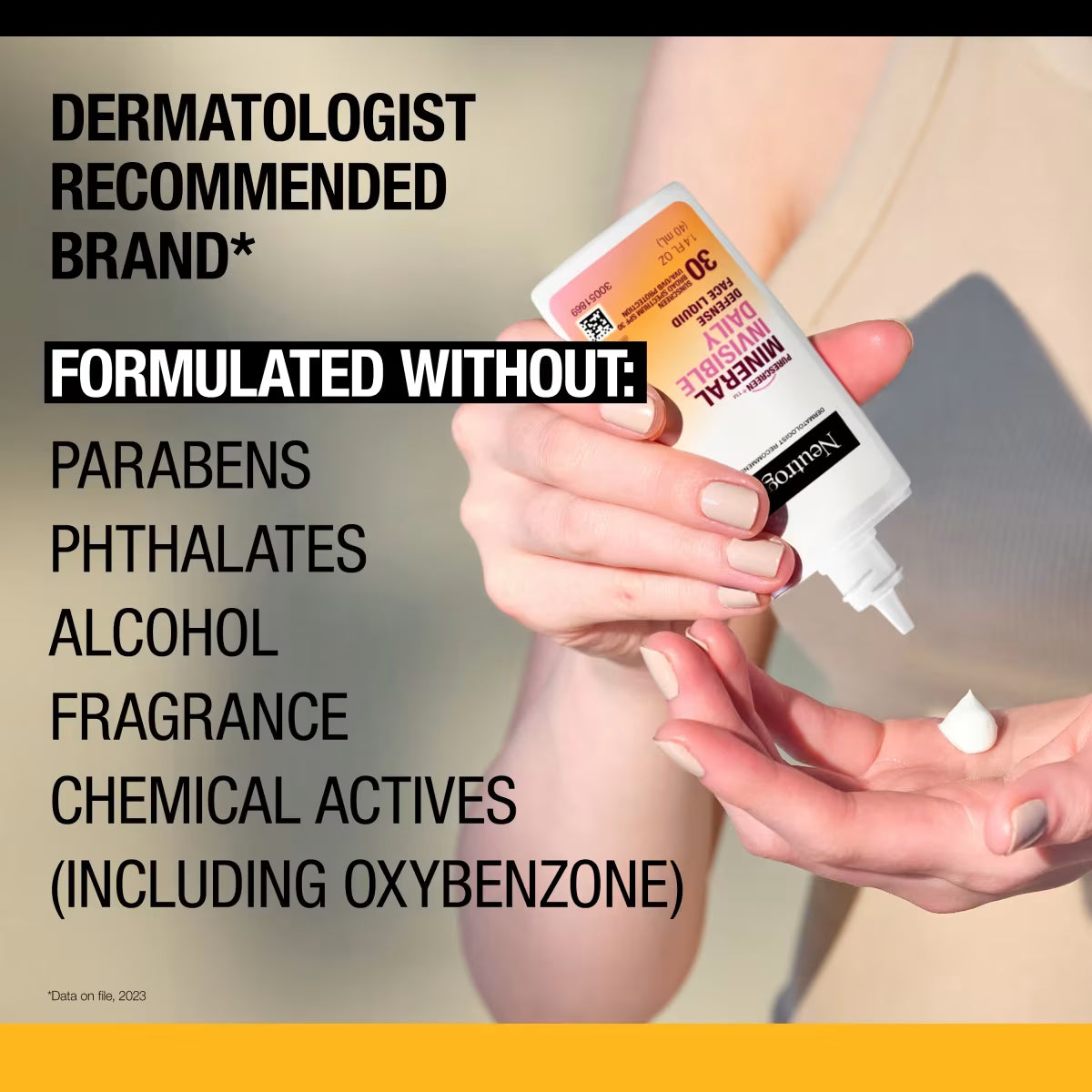 Neutrogena® Purescreen+ Invisible Daily Defense Mineral Face Liquid With SPF 30 - US 4319