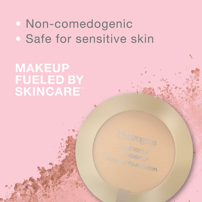 Neutrogena® Mineral Sheers Compact Powder Foundation, Classic Ivory 10, .34 Oz - US 0202