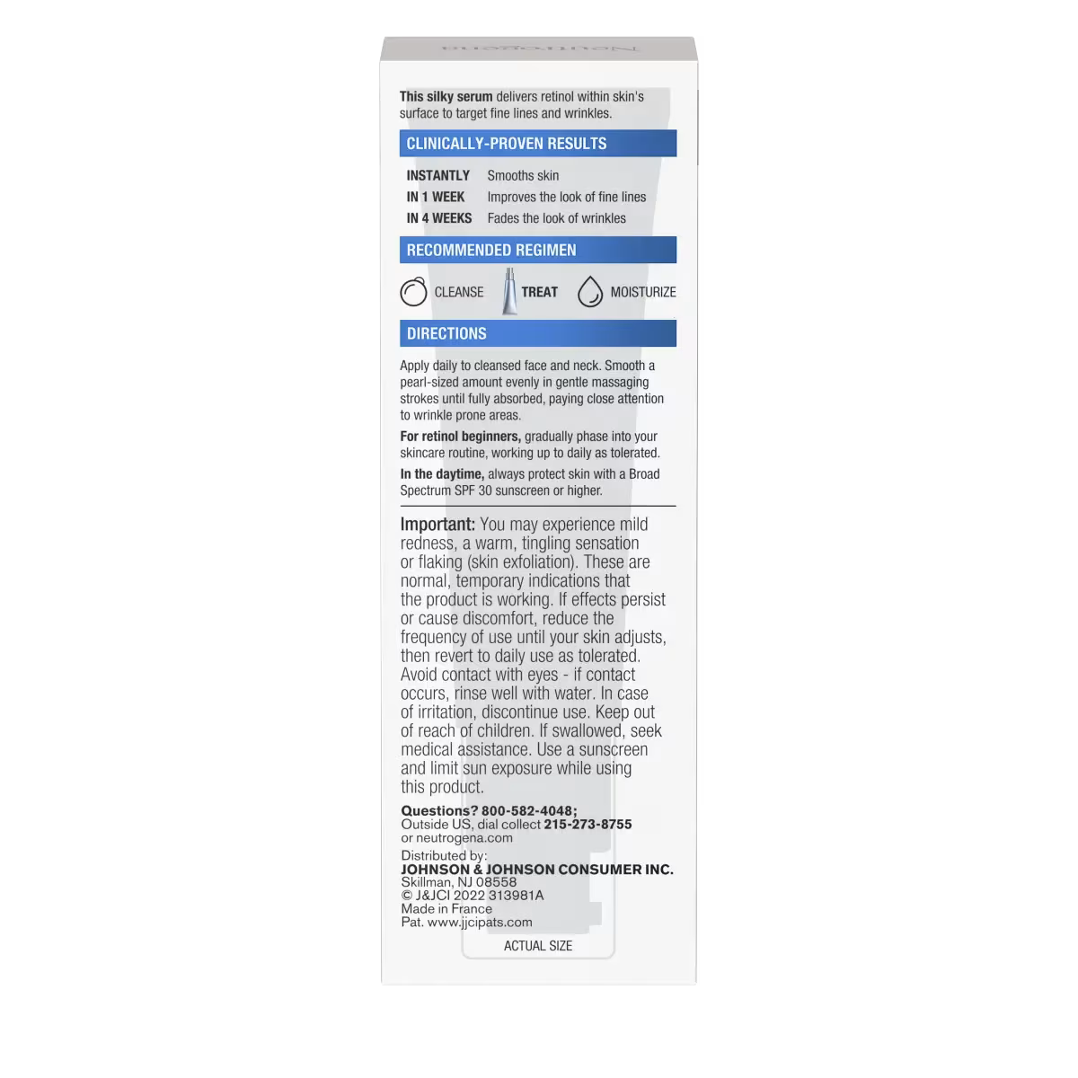 Neutrogena® Rapid Wrinkle Repair Retinol Serum, 1 Fl. Oz - US 9194
