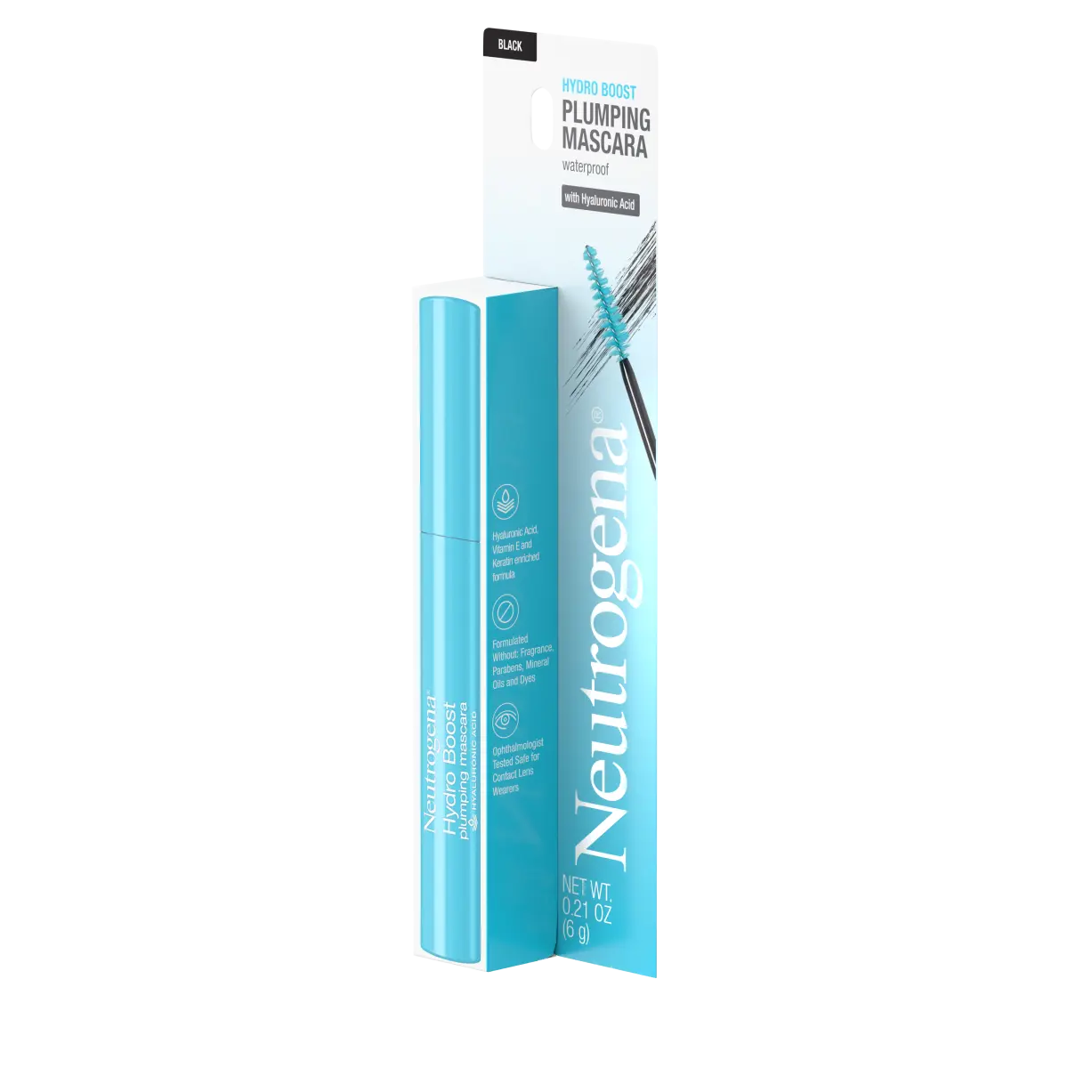 Neutrogena Hydro Boost Plumping Mascara Waterproof Black 07, .21 Oz - US 6721