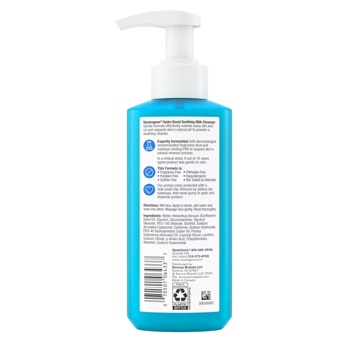 Neutrogena® Hydro Boost Soothing Milk Cleanser Fragrance Free, 7.8 Fl. Oz - US 4976
