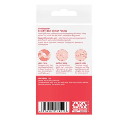 Neutrogena® Sensitive Skin Blemish Patches, 30 Count - US 1821
