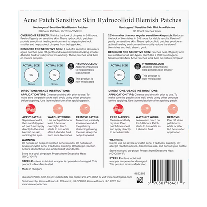 Neutrogena® Flawless Fix Sensitive Skin Acne Patch Duo, 2 Items - US 6388