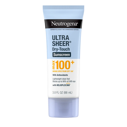 Neutrogena® Ultra Sheer Dry-Touch Broad Spectrum Max SPF 100+ Body Sunscreen, 3 Oz - US 5698