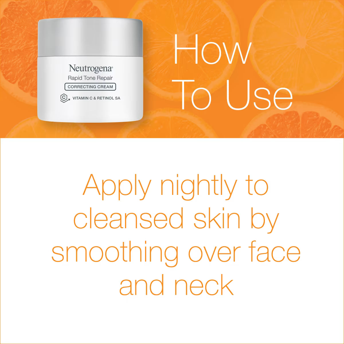 Neutrogena® Rapid Tone Repair Retinol + Vitamin C Correcting Cream, 1.7 Oz - US 1774