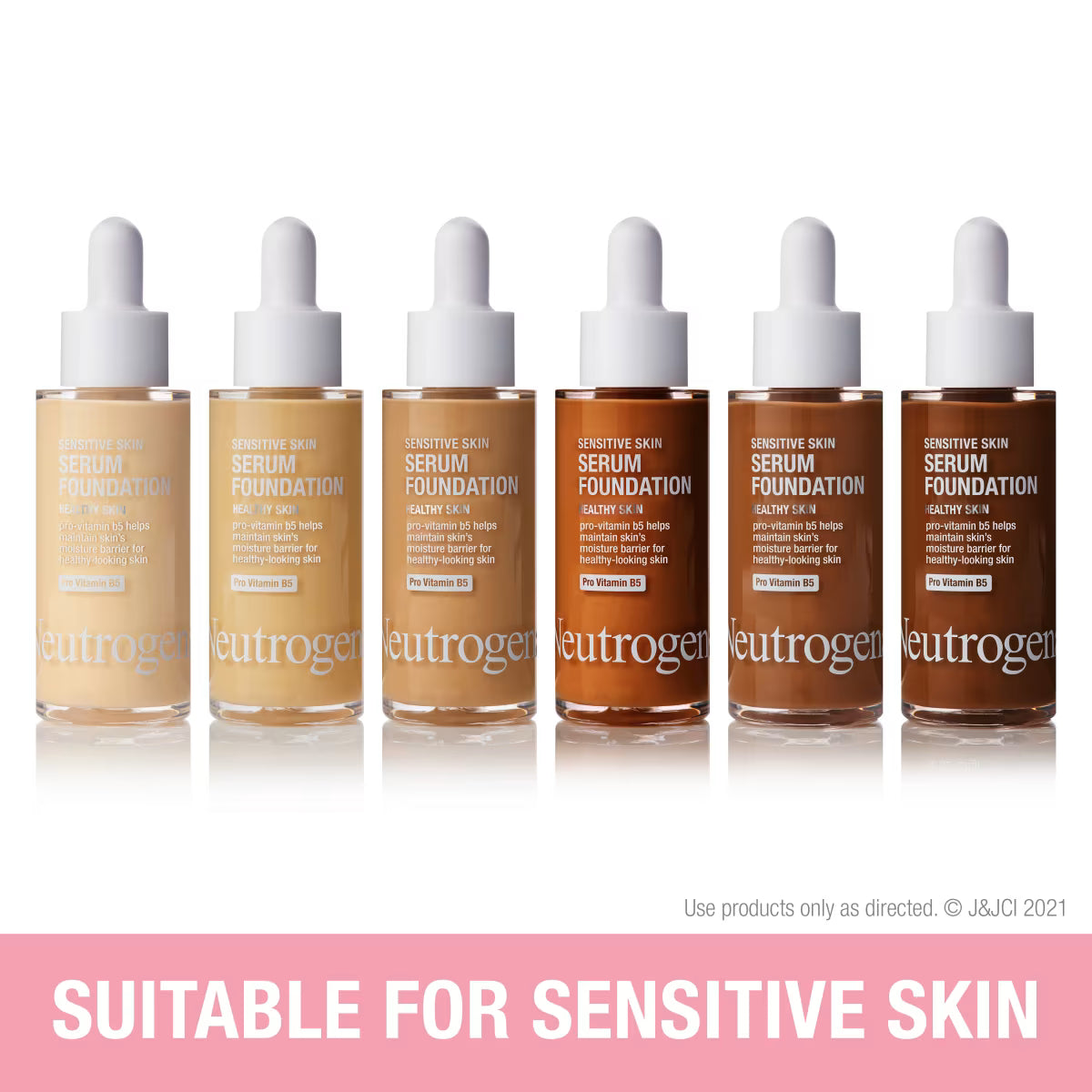Neutrogena® Healthy Skin Sensitive Skin Serum Foundation, Medium/Deep 03, 1 Oz - US 0772