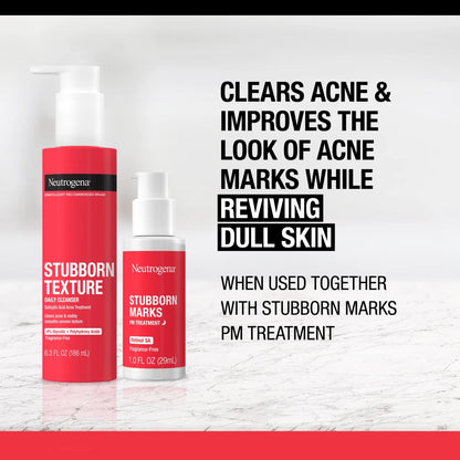 Neutrogena® Stubborn Texture Acne Cleanser, Salicylic Acid, 6.3 Fl. Oz - US 1954