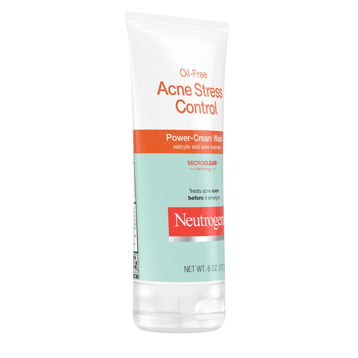 Neutrogena® Oil-Free Acne Stress Control Power-Cream Wash, 6 Oz - US 4160