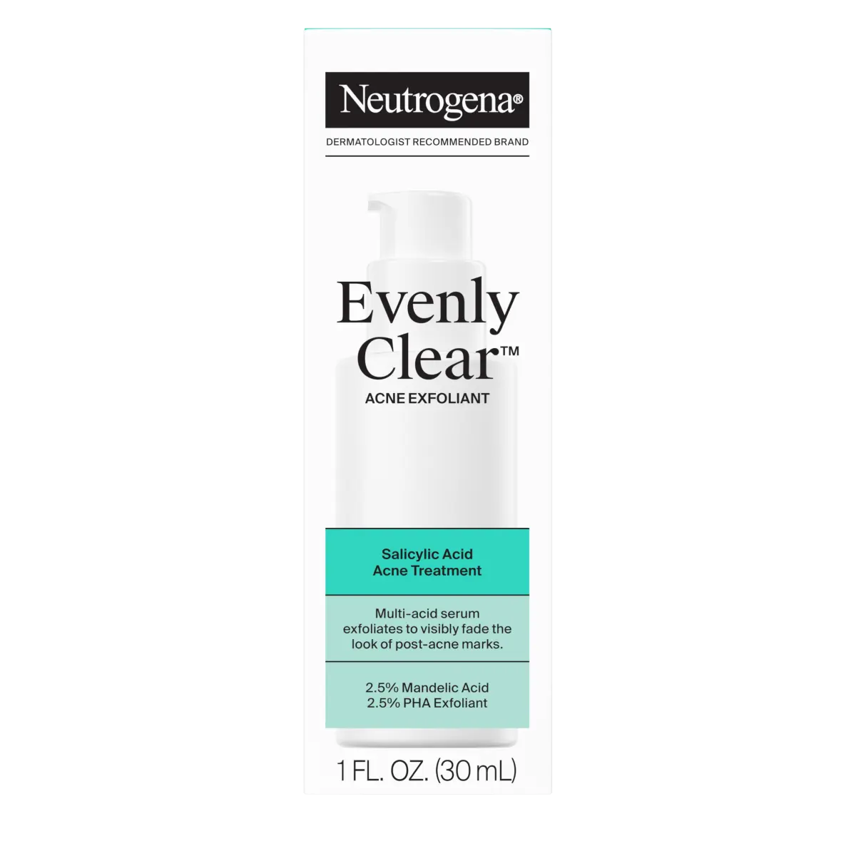Neutrogena® Evenly Clear™ Acne Exfoliant, 1 fl oz - US 3768