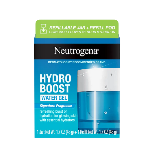 Neutrogena® Hydro Boost Water Gel, Refillable Jar + Refill Pod, 1.7 Oz - US 2020